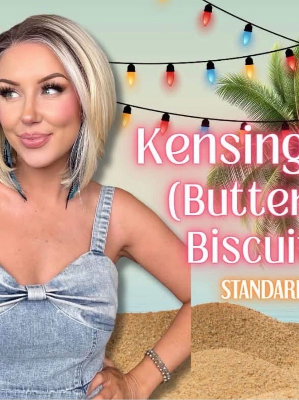 Kensington (Butter My Biscuits) Standard Size Wig BNWT by Chelsea Smith Crowns